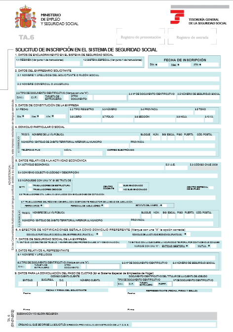 alta seguridad social empresa
