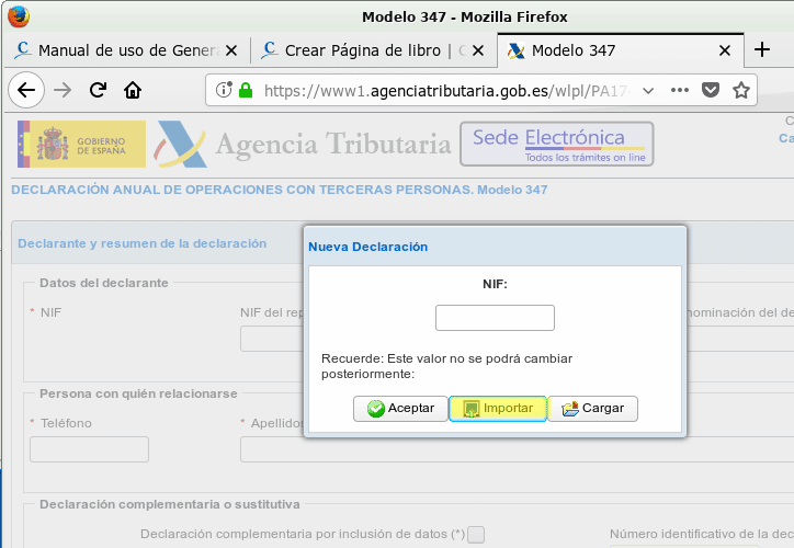 cuando se presenta el modelo 347