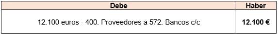 ejemplo del debe del IVA soportado