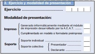 modelo 184 cuando se presenta