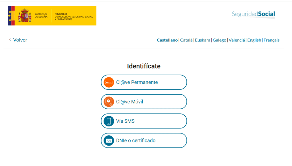 identificacion autonomos