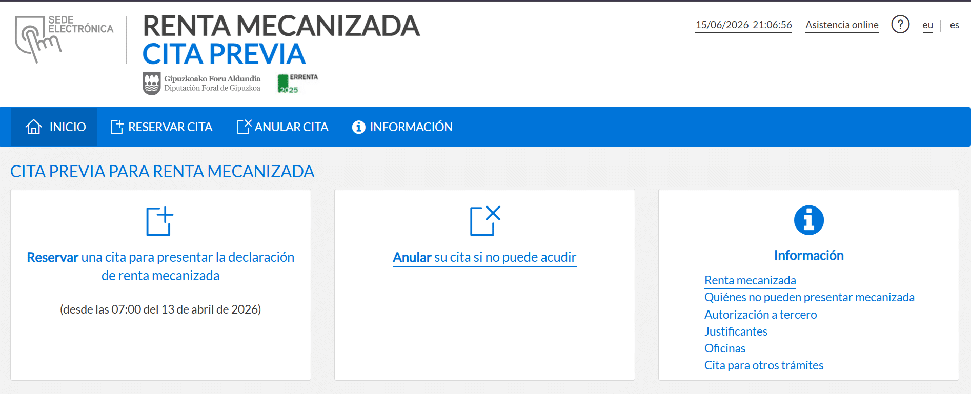 renta mecanizada