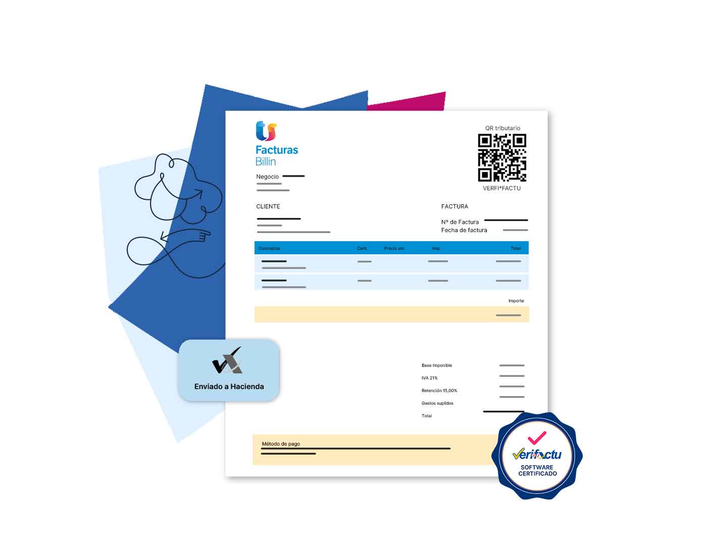 imagen verifactu facturas billin