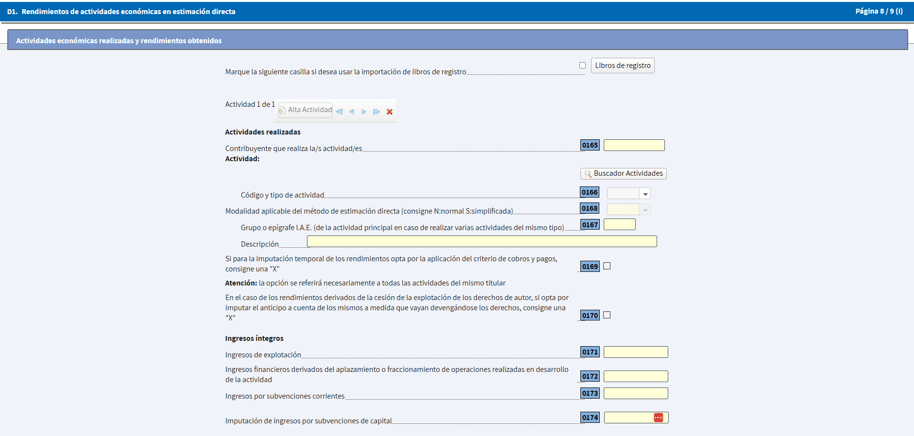 Captura de pantalla paginas renta web open