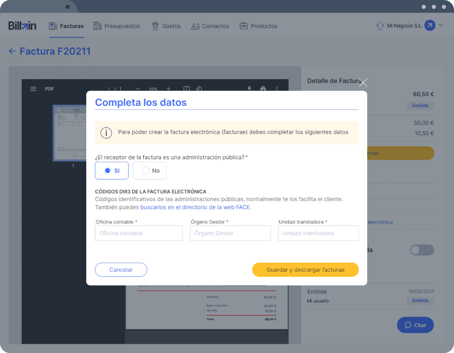 programa facturacion online