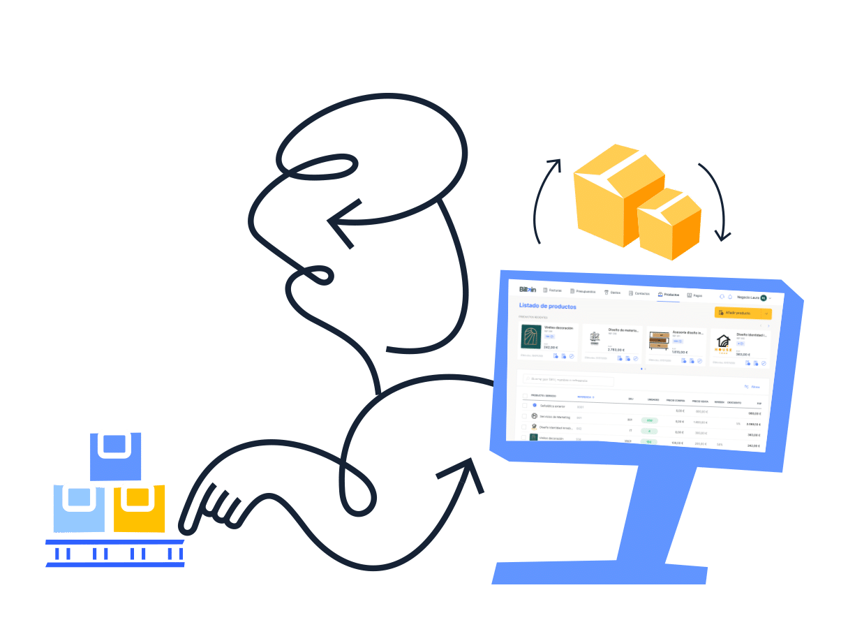 imagen gestion de stock billin 