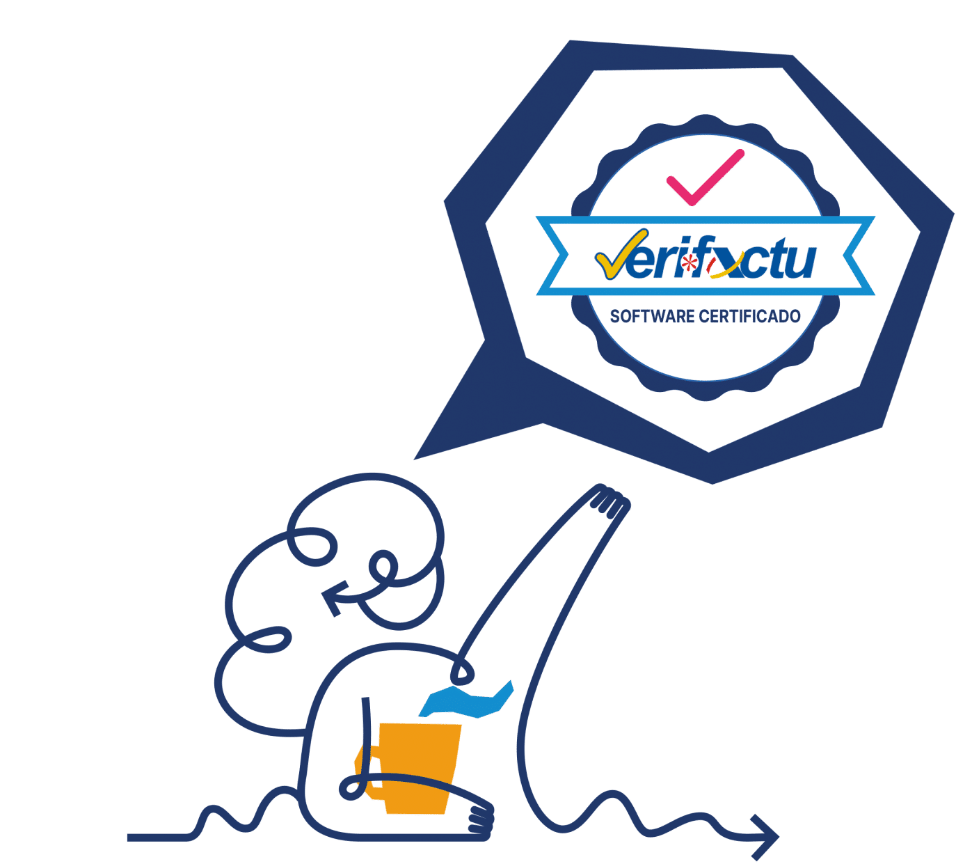 Sello ilustración Verifactu